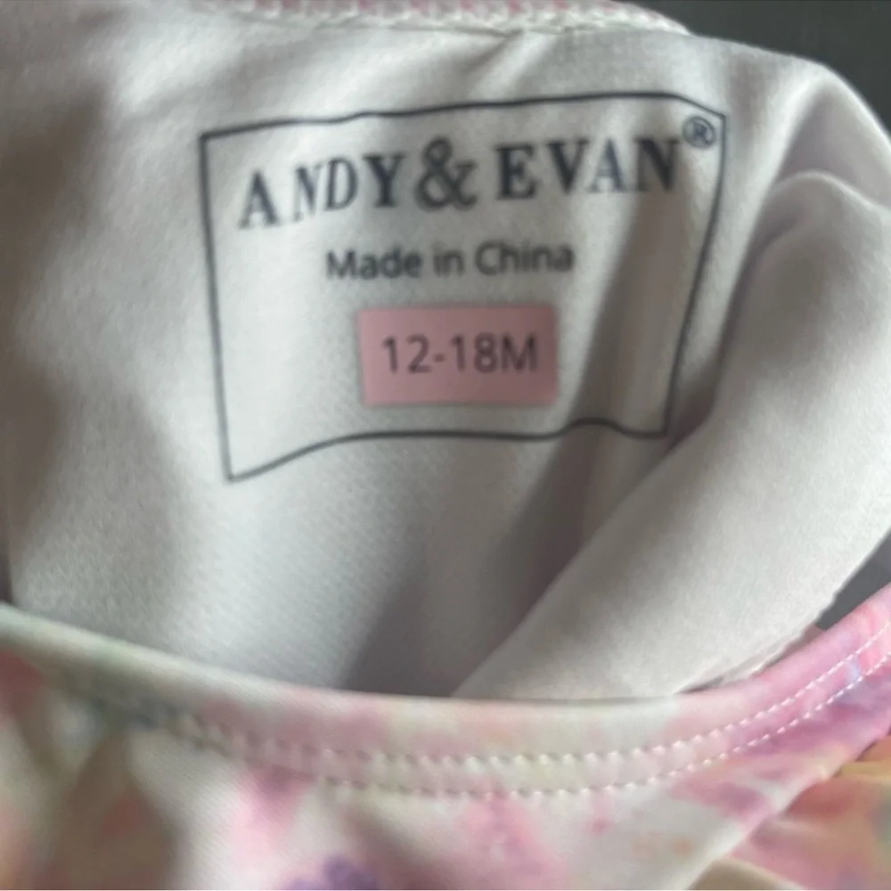 Andy & Evan‎ Toddler Ruffle Swimsuit 12-18 Months​​​